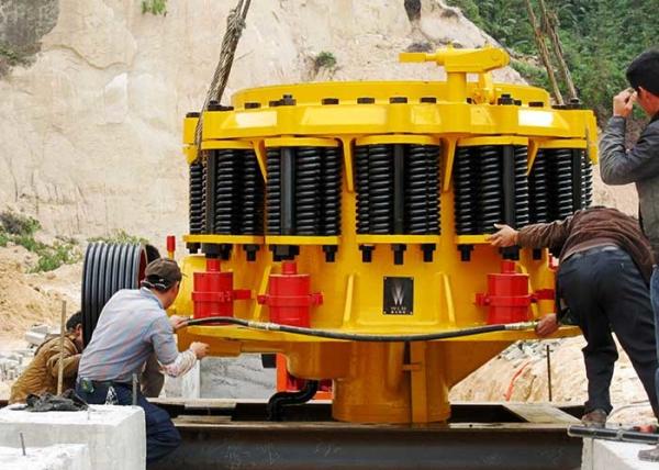 Buy cheap 250TPH Spring Short Head Cone Crusher NSK Bearing For Tracked Crusher Plant from wholesalers