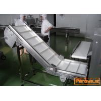 Buy cheap 180 Degrees Inner Radius 200mm Inclined Stainless Steel Belt Conveyor product
