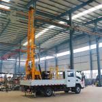 Hydraulic Water Well Borehole Core Drill Equipment Trailer Mounted 200m
