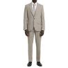 Buy cheap Beige Flannel Mens Tuxedo Suit Custom Stylish Slim Fit from wholesalers