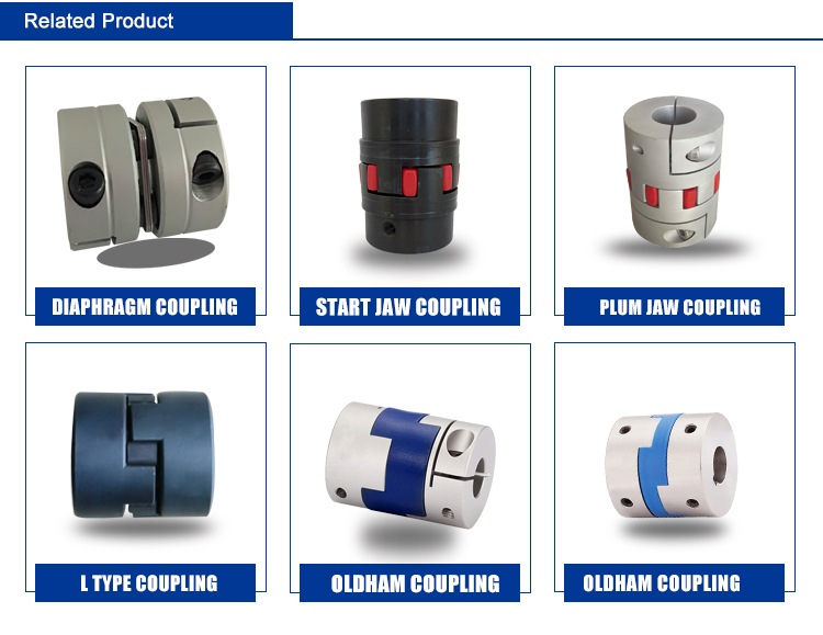 Oxidation Motor Aluminum Flexible Coupling Spider Sliding Shaft Coupling