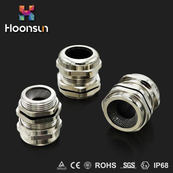 Buy cheap Factory EMC Metal Nickel Plated Brass Cable Gland 18MM-25mm For Cable Protection from wholesalers