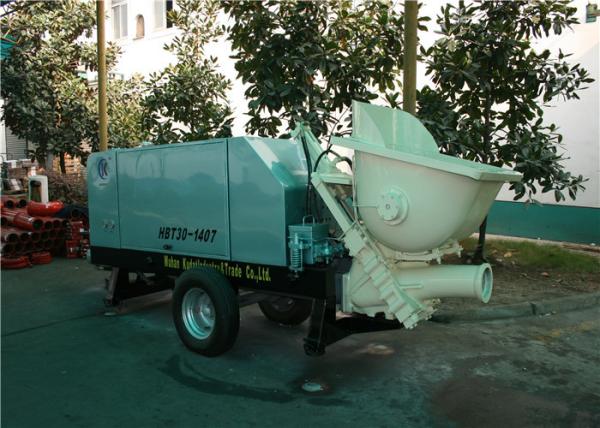 Buy cheap Trailer Type Hydraulic Concrete Pump For Foamed Cement / Fine Aggregate Concrete from wholesalers