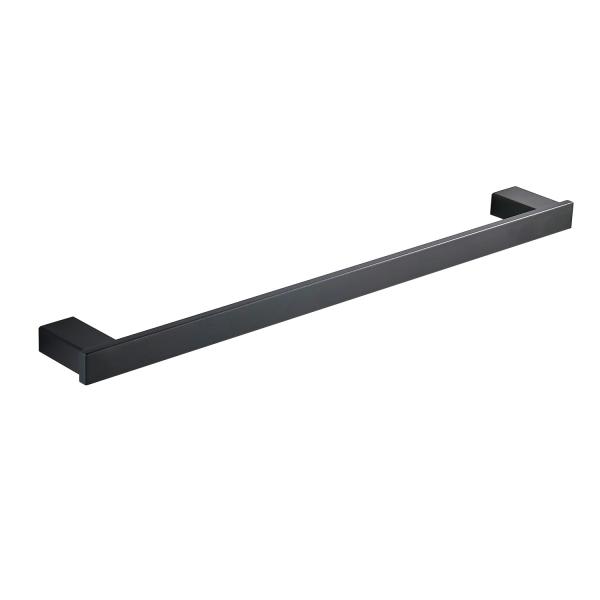 Single Towel Rail &Hand Towel Rail 83208-Square Black&Stainless steel304