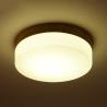 Buy cheap Wooden Round Ceiling Lights For Bedroom Iron Surface Mounted Rooms Lighting（WH-WA-28） from wholesalers