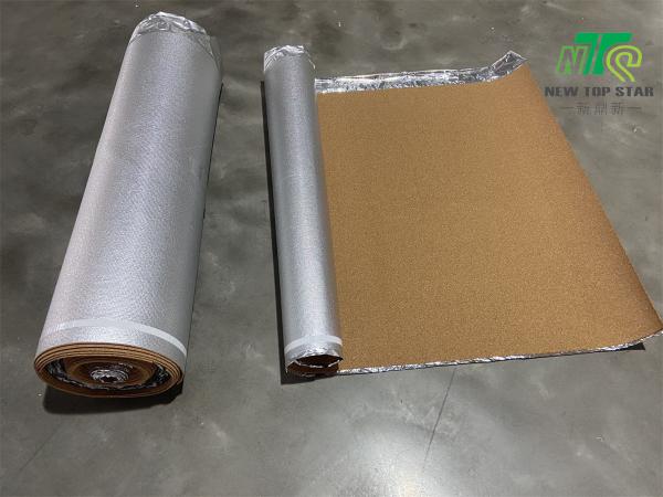 Buy cheap Natural 2mm Cork Roll Underlayment For Hardwood Floors 20m Length from wholesalers