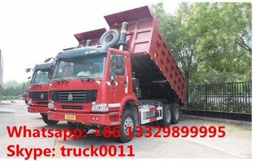 Buy cheap Euro 2 howo 6*4 RHD 336hp diesel engine dump tipper truck for sale, best price HOWO RHD 40tons from wholesalers