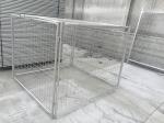 4mm Hot Dipped Galvanized Rubbish Cage Metal Garbage Cage Tube 32mm*1.5mm