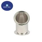Clamped Stainless Steel 304l Pipe Fittings , 45 Degree Short Bend Elbow