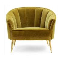 Buy cheap Dubai hot sale gold luxury velvet fabric stainless steel leg accent chair for product