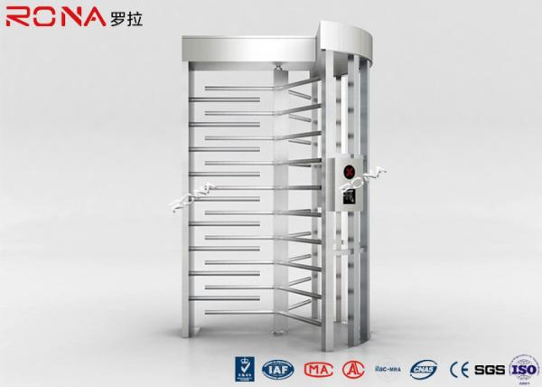Buy cheap CE Single Passage Full Height Turnstile Stainless Steel For Strict Access Control from wholesalers