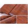 Buy cheap Red Textured Wood Grain Wallpaper Waterproof Wood Grain Self Adhesive Vinyl Rolls from wholesalers