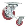 Buy cheap 1.5" Rigid Plate Red PU Light Duty Casters For Bed Drawers from wholesalers