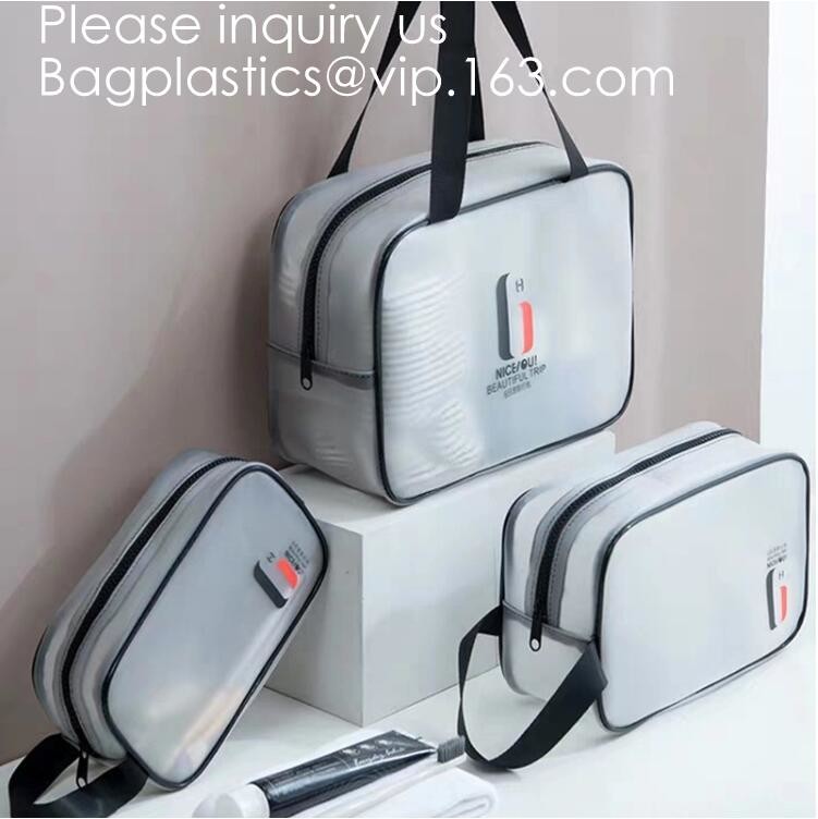 Hanger bags, Clothes Underwear, Large Clear Makeup Bag Toiletry Cosmetic Organizer Bag Portable Travel Toiletry Tote Bag