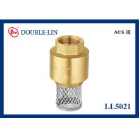 Buy cheap BS2779 4 Inch Female Brass Spring Check Valves product