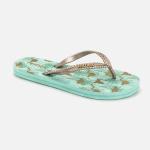 Indoor Waterproof Rainbow Thick Strap Flip Flop With EVA Sole