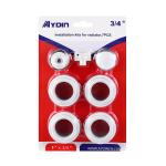 HVAC Aluminum Water Heating Radiator Accessories 7 In 1 Set Radiator Kits