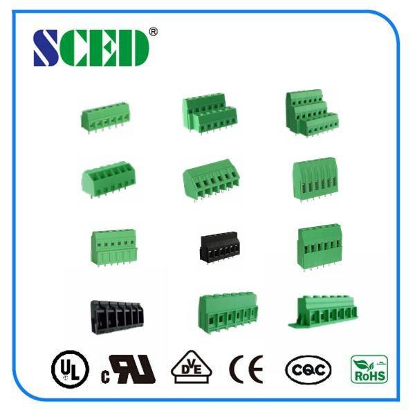 Buy cheap Brass 5.08mm Spacing PA66 300V 10A M3 Screw Terminal Block Connector 14 - 30 AWG from wholesalers