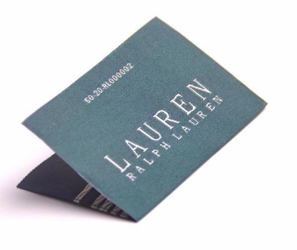 Buy cheap Custom Elegant Clothing Woven Neck Labels For Overcoat , Center Fold Woven Labels from wholesalers
