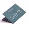 Buy cheap Custom Elegant Clothing Woven Neck Labels For Overcoat , Center Fold Woven Labels from wholesalers