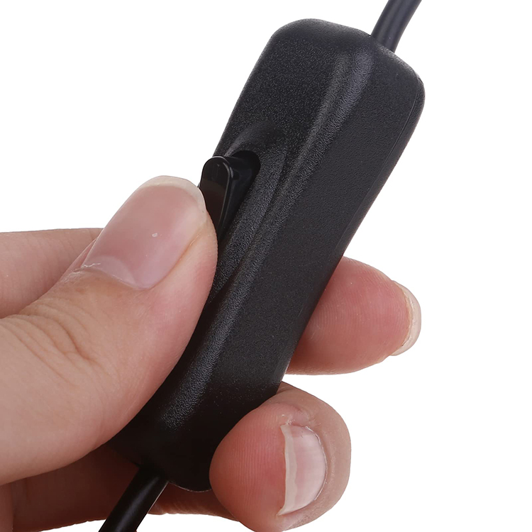 Male to Female USB Type C to C Switch on off Data Charging Extension Cable for Raspberry Pi LED Lamp Phone
