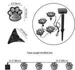 Claw Print 3.2m Animal Shaped Solar Garden Lights