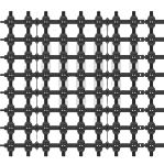 LED Injection Grille Screen Transparent For Flexible Advertising Media