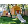 Buy cheap Natural Wood Playground Structures Slide Residential Outdoor Playset from wholesalers