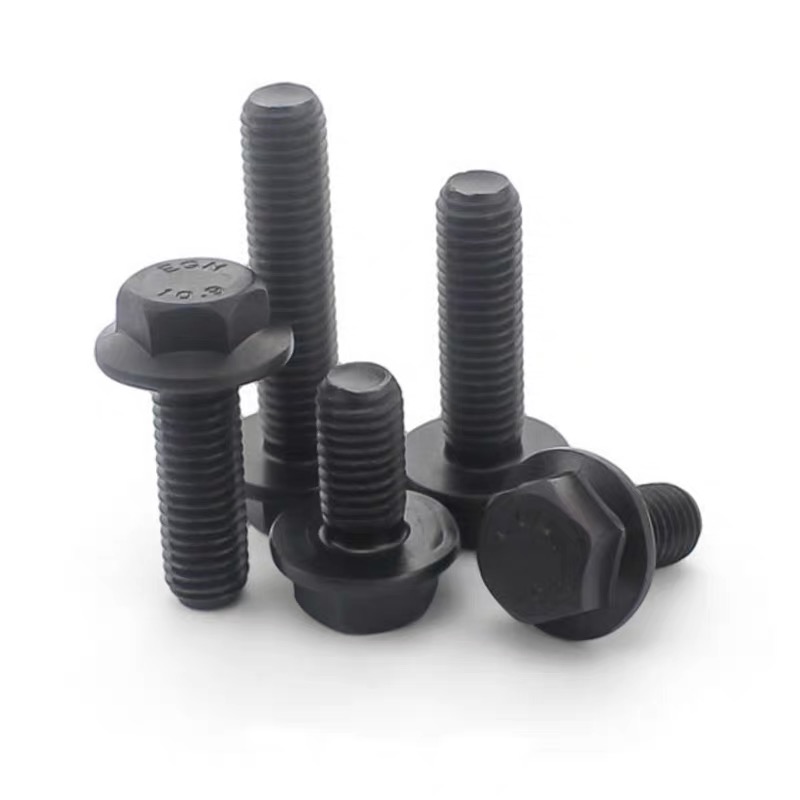 M19 M20 M21 Flange Bolt Grade 10.9/12.9 DIN6921 in Plain Finish for Secure Fastening