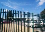 Triple Pointed Steel Palisade Fencing Gates Easily Assembled Low Maintenance