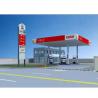 Buy cheap Professional Steel Structural Build Prefab Space Frame Filling Gas Petrol Station Canopy Roof Construction Fuel Pump Gas Station from wholesalers