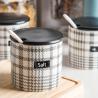 Buy cheap Multifunctional Tea Coffee And Sugar Pots In Ceramic Kitchen Canisters For Food Storage from wholesalers
