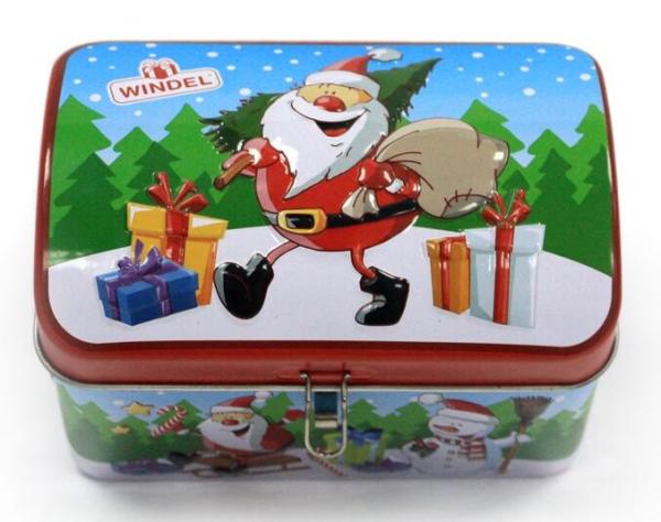 Buy cheap Small Christmas Metal Gift Boxes with Lock from wholesalers