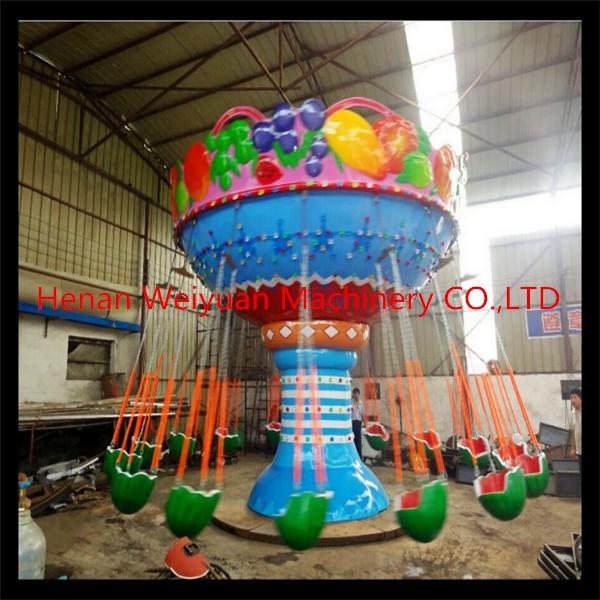 Quality Best selling children rotating fruit flying chair indoor amusement park rides for sale