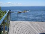 Ocean Handrail Terrace Balcony Railing , Outdoor Handrail Wire Cable Railings