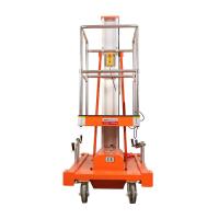 Buy cheap Aluminum Alloy Telescoping Vertical Mast Lift Platform Lightweight Lifting product