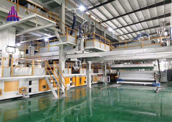 Buy cheap PP SSMMS SMMS Spunbond Meltblown Fabric Production Line Hot Air Drawing from wholesalers