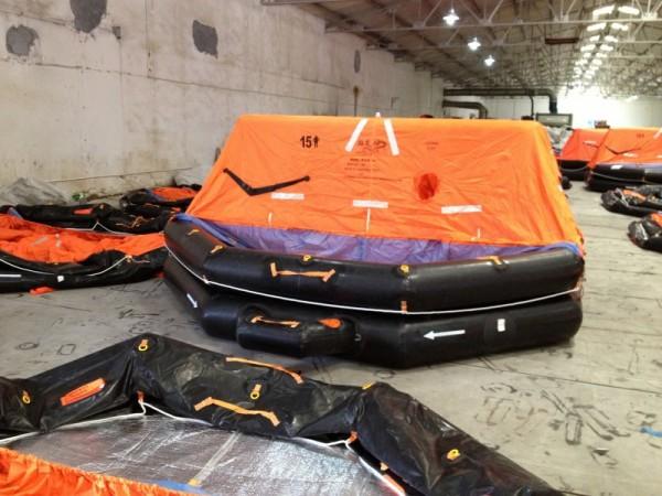 Buy cheap marine life saving equipment Liferafts For 25 Persons from wholesalers