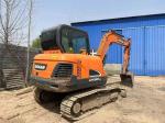 Used 2020 Doosan DX60-9C Excavator 6Ton Well-Maintained For Landscaping Utility