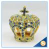 Buy cheap Luxury home decoration Crown shape wedding gifts personal Trinket box display SCJ273 from wholesalers