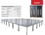 anti-slip tablet telescopic theatre portable aluminum adjustable mobile stage