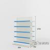 Buy cheap Gondola Display Rack Shelves Powder Coating For Supermarket from wholesalers