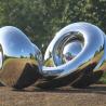 Buy cheap Abstract Stainless Steel Sculpture Mirror Polished For Garden Decoration from wholesalers