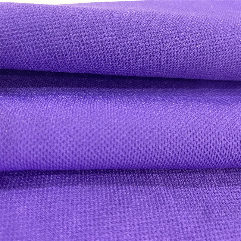 High quality waterproof 100% polyester elastic single-side knitted fabric