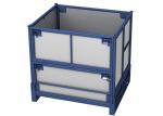 Industrial Collapsible Pallet Lifting Cage Stillage Steel With PP Linings