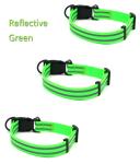 Pet Safety Waterproof Reflective Dog Collars PVC Eco Friendly Material