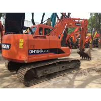 Buy cheap 0.58m³ Bucket 15 Ton Used Doosan Excavator DH150LC-7 5.883L Displacement product