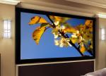 Buy cheap 84 projection screen ,  Fixed Frame Projection Screen With Black Aluminum Housing from wholesalers