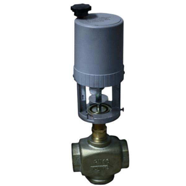 Buy cheap 1.6MPA Heat Control Modulating Water Valve AC24V With Cast Aluminum Holder from wholesalers