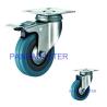 Buy cheap Gray Rubber Light Duty Gray 75mm 3 Inch Swivel Casters With Brake from wholesalers